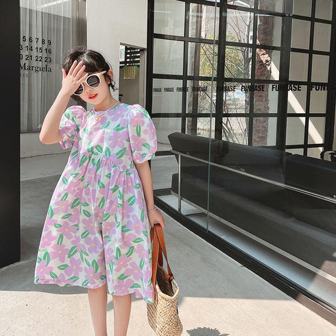 Summer Floral Princess Dress